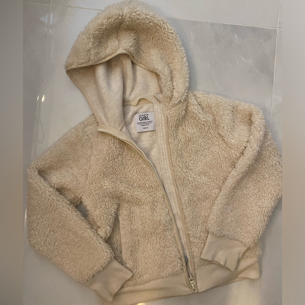 Athleta Girl Sherpa jacket sz 8-10